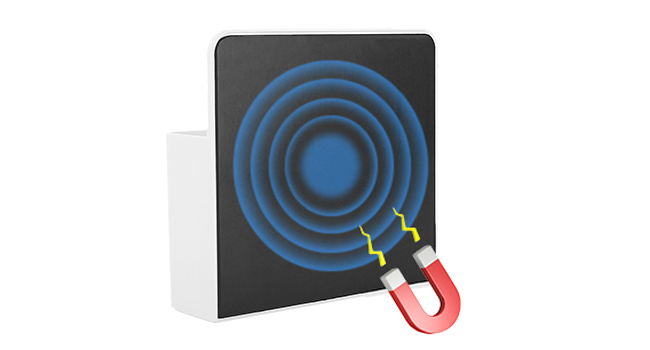 very strong magnetic attachement to metal and magnetic surface
