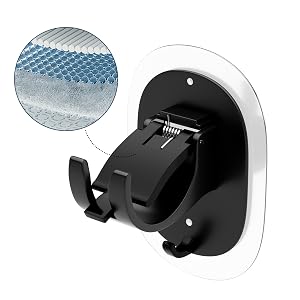 adhesive curtain rod holder