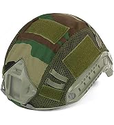 Tactical Multicam Helmet Cover, Military Fast Helmet Cover for Fast MH/PJ Helmet (No Helmet)