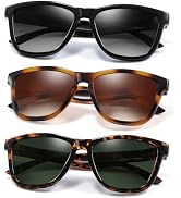 kunchu Polarized Sunglasses Womens Trendy Classic Retro Womens Sunglasses Men Driving Sun Glasses...
