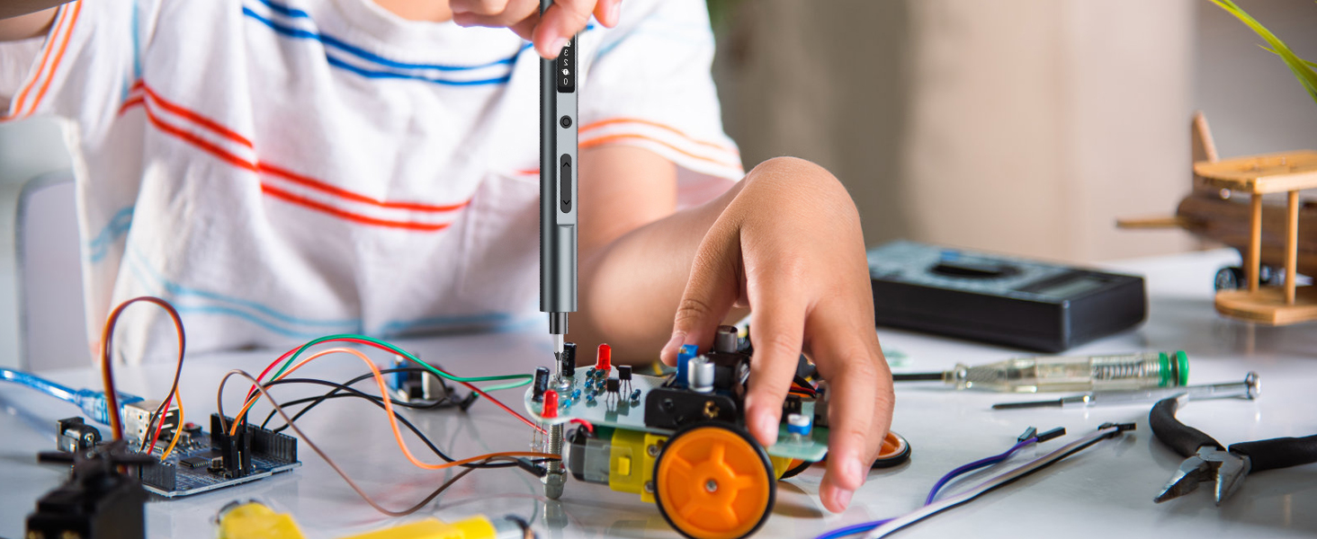 Electric Screwdriver Set, Precision Screwdriver Kit, Mini Electric Screwdriver