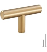 Goldenwarm 10 Pack Champagne Bronze Cabinet Knobs T Bar Knobs, 2Inch | Bronze Cabinet Knobs , Sta...