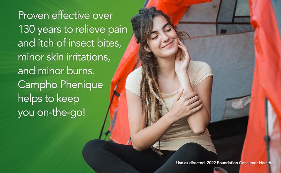 proven effective over 130 years to relieve pain and itch of insect bites