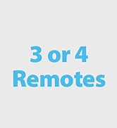 3 or 4 Remotes