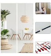 CHIYUNS White Screen Door Mesh Magnetic Closure Heavy Duty 36 x 96 inch, Self Closing Fiberglass ...