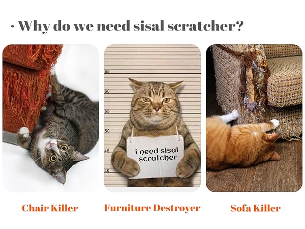 sisal cat scratcher ramp