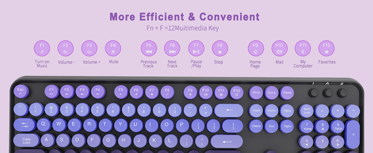 circle keys wireless keyboard