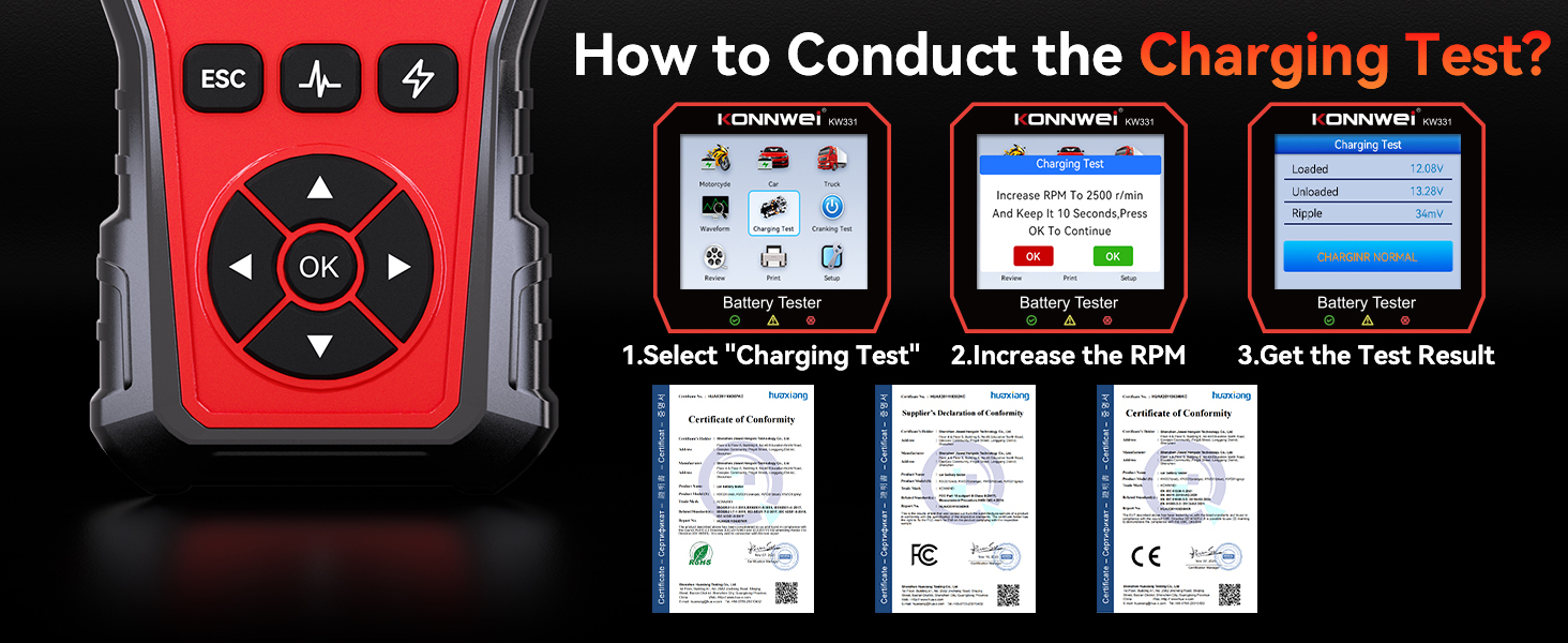 charging test