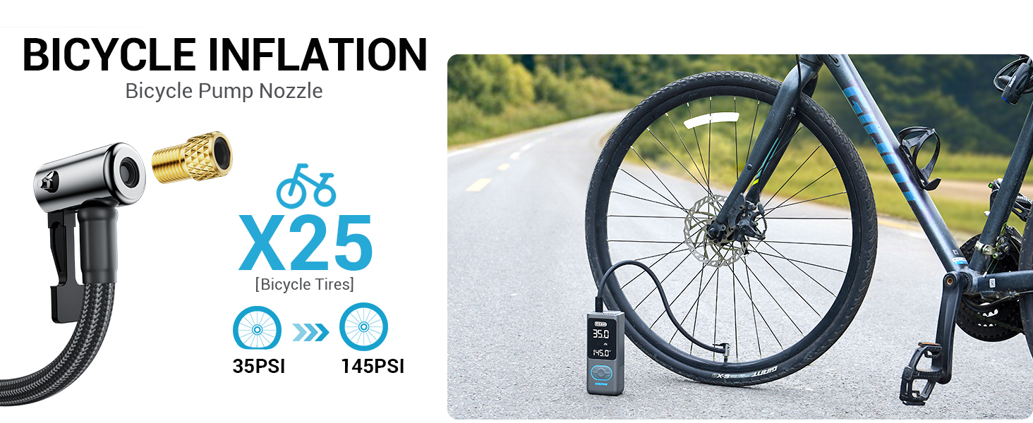 Tire Inflator Portable Air Compressor