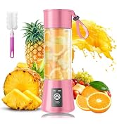 Portable Personal Size Mini Blender - 2026 Upgraded Cordless Blender for Smoothies & Shakes, Type...