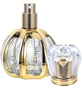 Housoutil Pumpkin Shape Perfume Spray Bottles, 50ml 1.7 Oz Refillable Press-down Atomizer Spray B...
