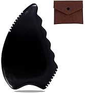 Gua Sha Facial Massage Tools, Gua Sha Scraping Tools for Face, Bian Stone Traditional Massage Too...