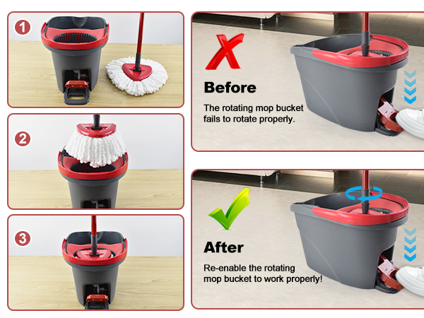 Easy Installation Mop Bucket Gear