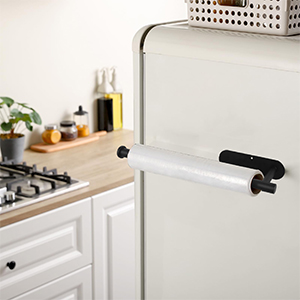 Self adhesive paper towel holder