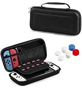 Teyomi Case Compatible with Nintendo Switch OLED, Switch OLED Case Transparent Dockable, Nintendo...