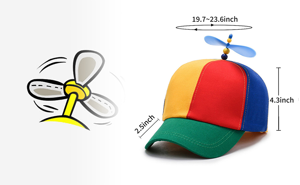 Colorful Helicopter Baseball Cap