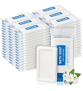HAIFOTRVA 50 Pack Mini Travel Size Bar Soap Bulk,0.53 oz/15 grams Individually Wrapped Small Disp...