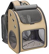 COVONO Expandable Pet Carrier Backpack for Cats, Dogs and Small Animals, Portable Pet Travel Carr...