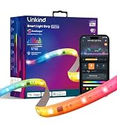Linkind LED Strip Lights RGB 25ft, Smart Light Strip Work with Alexa and Google Home, App Control...