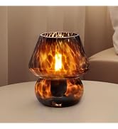 Dawnwake Mushroom Lamp Small Lamp Table Lamp for Bedroom, Desk Bedside Lamps for Living Room,Mush...