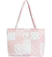 Sunwel Fashion Top Zipper Floral Quilted Bag Small Tote Bag for Women