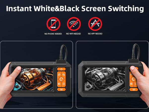 Endoscope Camera with Lightght