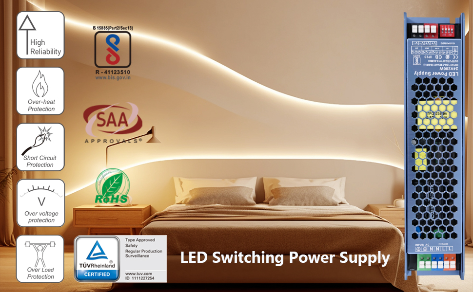 24V COB LED Strip Light 65.6ft (2 Rolls of 32.8ft) Kit, 3000K Warm White Cuttable LED Tape Lights