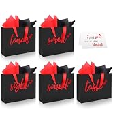 Epoesch 5 Senses Gift Bags for Him With Labels | Includes Tissue Paper & Greeting Card, Unique Bi...