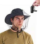 Coghlan's Compact Mosquito Head Net – Lightweight Mesh Insect Protection for Camping, Hiking