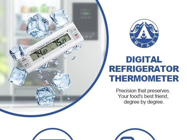 Refrigerator thermometer