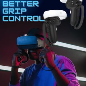 AMZDM Controller Grip for Oculus Quest 2 Accessories Grips Cover for VR Touch Controllers Covers