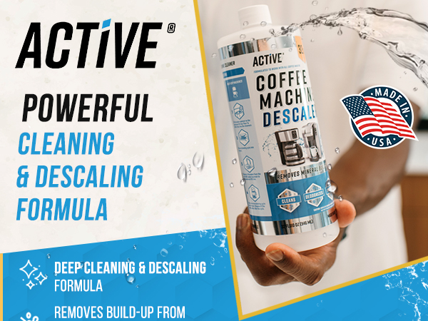 coffee maker cleaner by active
