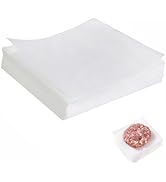 Vlwltl 200Pcs 5" x 5" Parchment Paper Sheets, Hamburger Patty Paper, Non-Stick Squares Wax Paper ...
