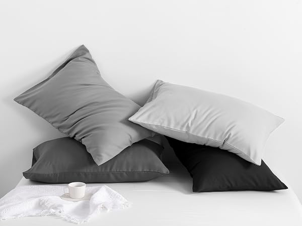 Grey Pillowcases