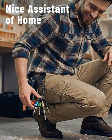 Bit Holder Key Chain 12 Pcs Set, backed by 24-hour service and free replacements