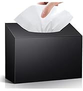 Acrylic Hand Towel Box Cover Compatible with Kleenex Disposable Hand Towels Wall-Mounted Paper To...