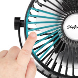 mini clip on desk fan