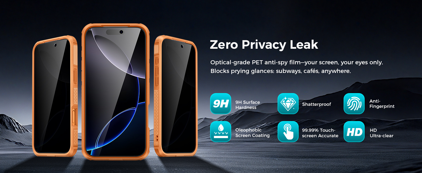 iPhone 17 Pro Max Case with Screen Protector