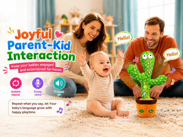joyful parent-kid interaction