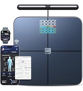 Smart Scale for Body Weight, 8-Electrode Larger Platform Digital Scale for Weight Fat BMI 50 Body...