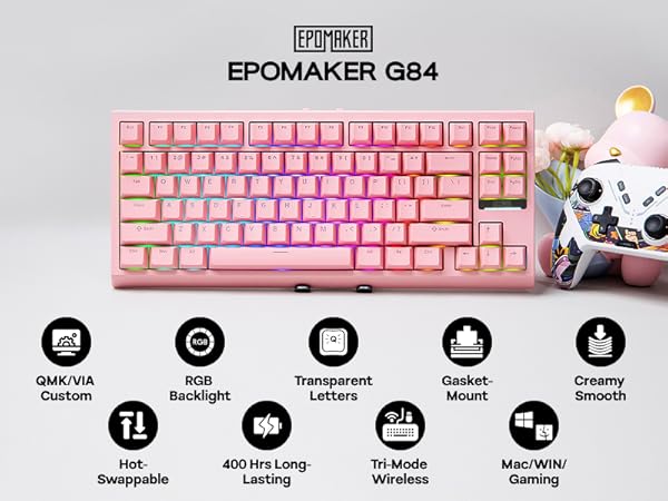 G84 mechanical gaming keyboard