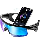 NICKLUC Bluetooth Sunglasses for Men & Women - Premium Clear Sound Open Ear Audio Glasses for Run...