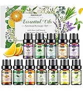 Essential Oils Set, Aromatherapy Essential Oil Kit for Diffuser, Humidifier, Massage, Skin Care (...