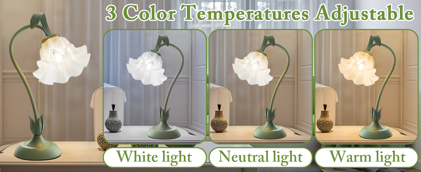 green desk lamp