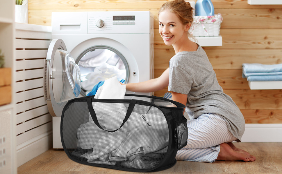 folding laundry hamper