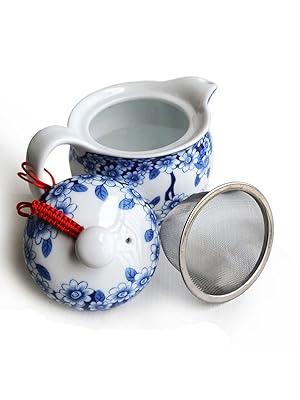 Porcelain Pot Butterfly Loves Flowers