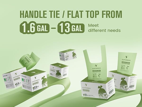 Compost trash bags