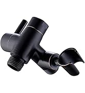 Solid Metal Shower Arm Diverter with Handshower Mount for Hand Held Showerhead and Fixed Spray He...