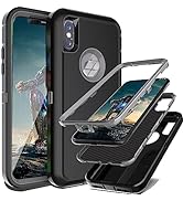 YmhxcY for iPhone Xs Max Case Shockproof Dropproof Dust-Proof Drop Proof 3-Layer Durable Phone Ca...
