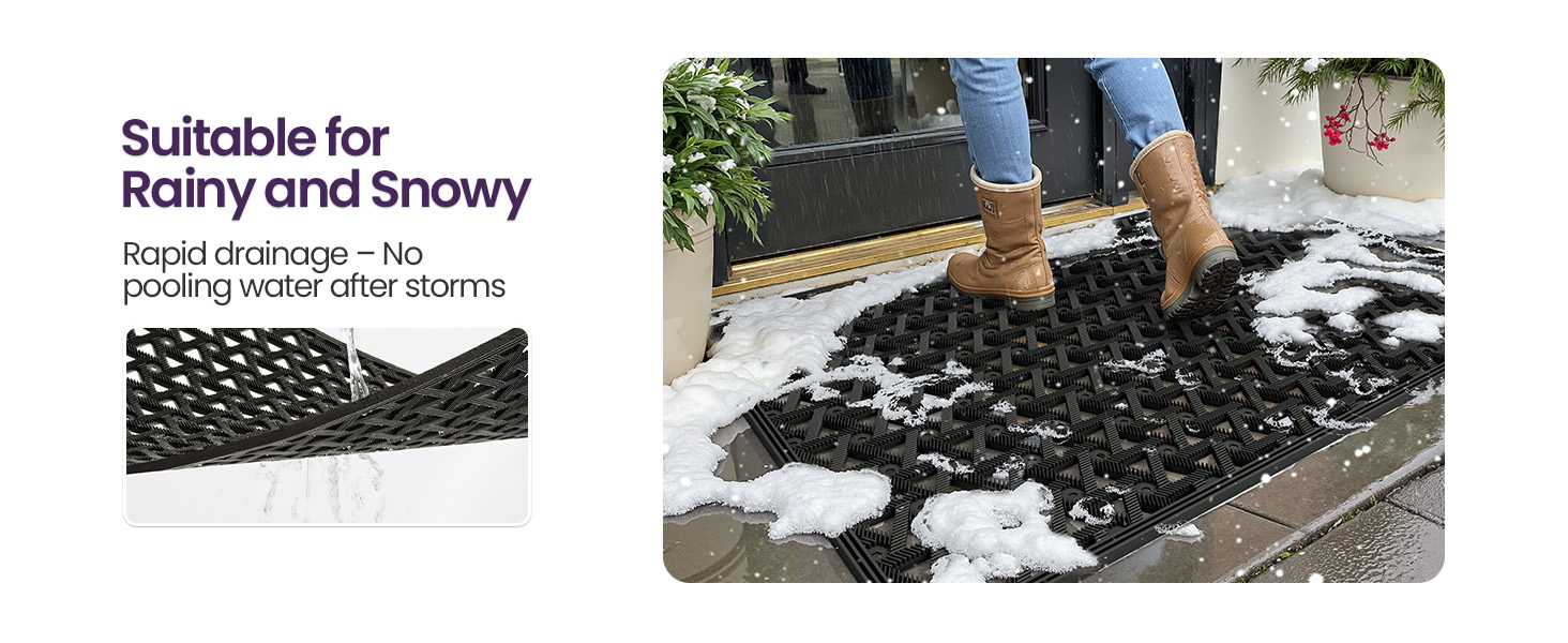 rubber door mat